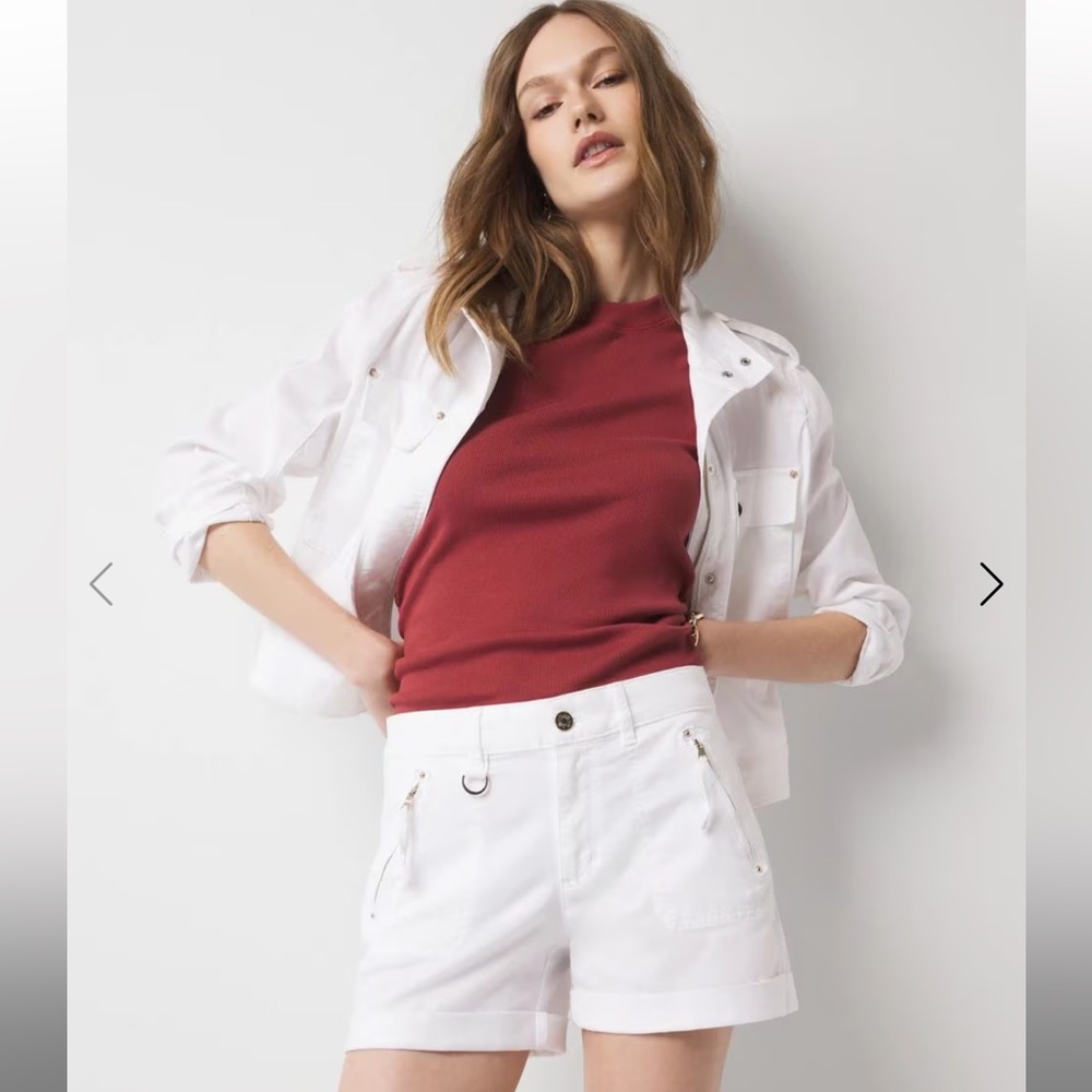 WHBM Mid-Rise Pret-A-Play Shorts